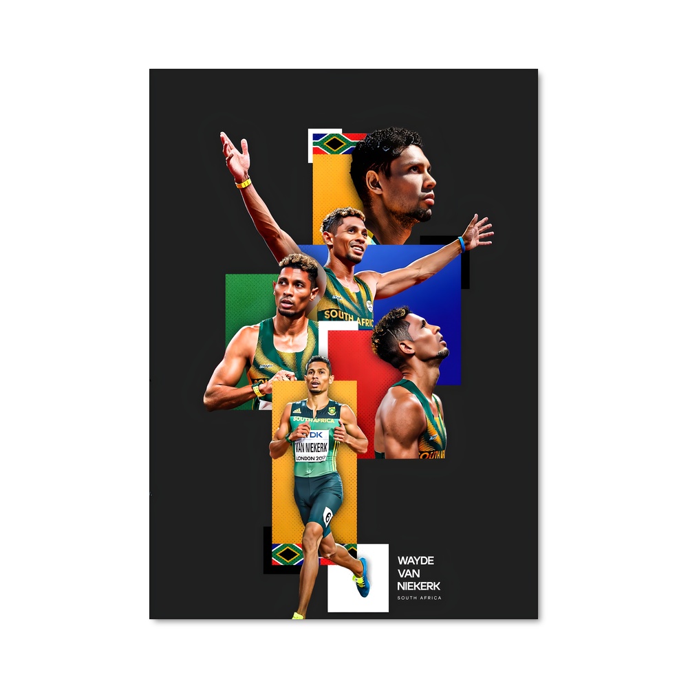 Poster Team Jamaica – affiche Athlétisme